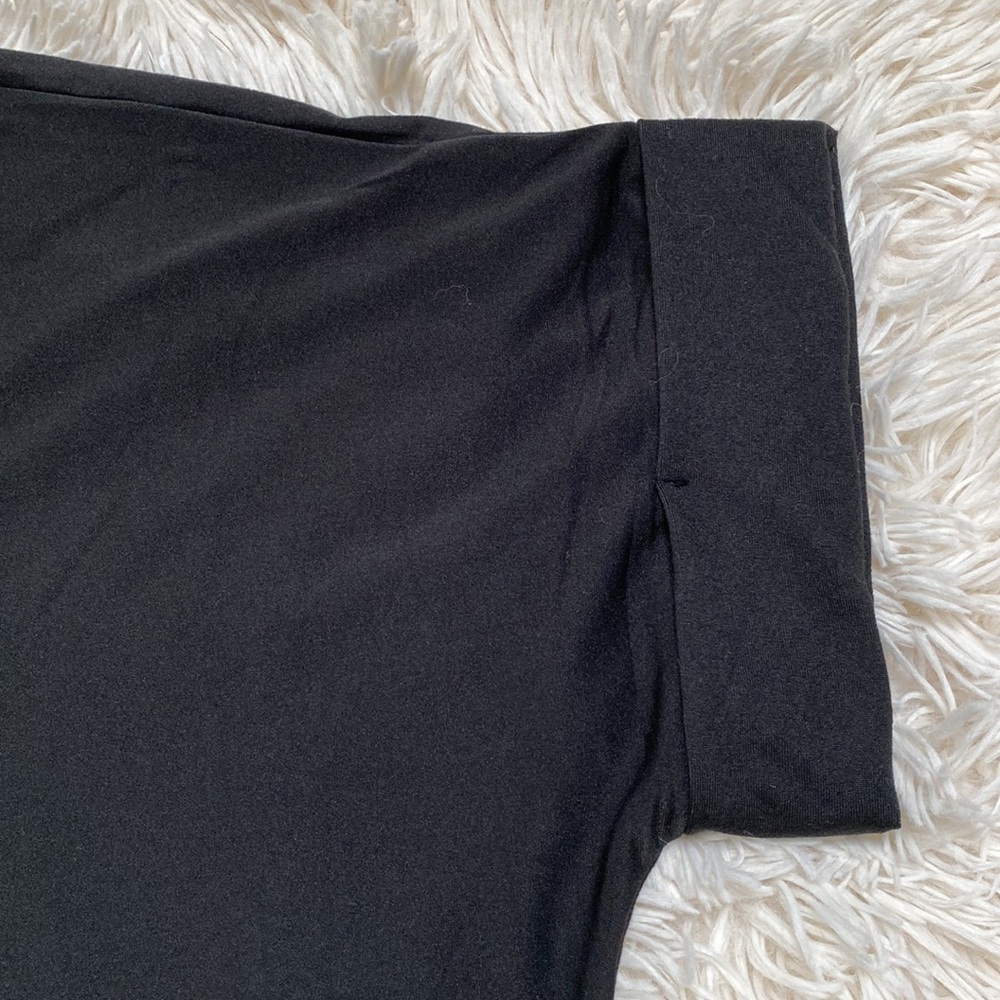 E.C. Front Wrap Top 💗 Black - Picture 7 of 11